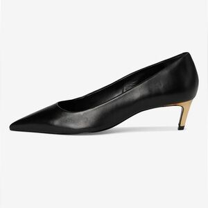 SCHUTZ Black and Gold Heels